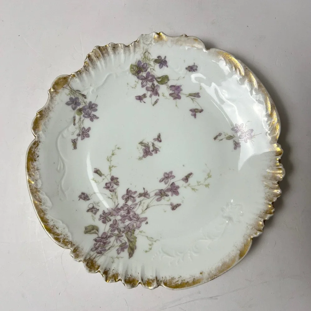 B&T Limoges France Plate Unisex 7.5